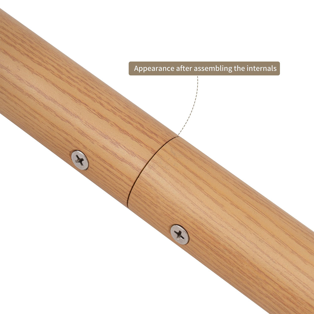 12FT Handrails for indoor&outdoor stairs, deck, slope, Modern Aluminum Handrail Set, Wall-Mounted with Zinc-Alloy