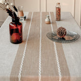 Tablecloths, 55 x 86 Inch Waterproof Table Cloth, Linens Wrinkle Free Anti-Fading, Rustic Table Cove