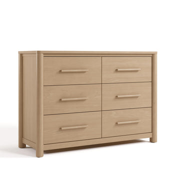 Malta 6 Drawer Dresser, Driftwood