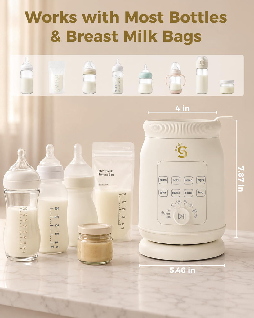 Baby Tibio Baby Bottle Warmer for Breast Milk with Detachable Base