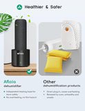 Mini Dehumidifier, Gun Safe Rechargeable Cordless with Heating Base