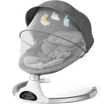 Baby Swings for Infants with Adjustable Speeds and Timer, Bluetooth