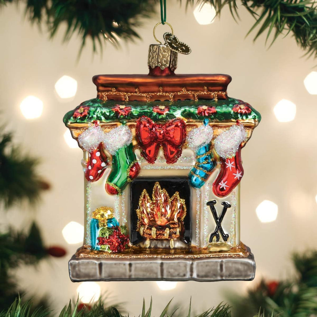 Holiday Hearth Glass Blown Ornaments