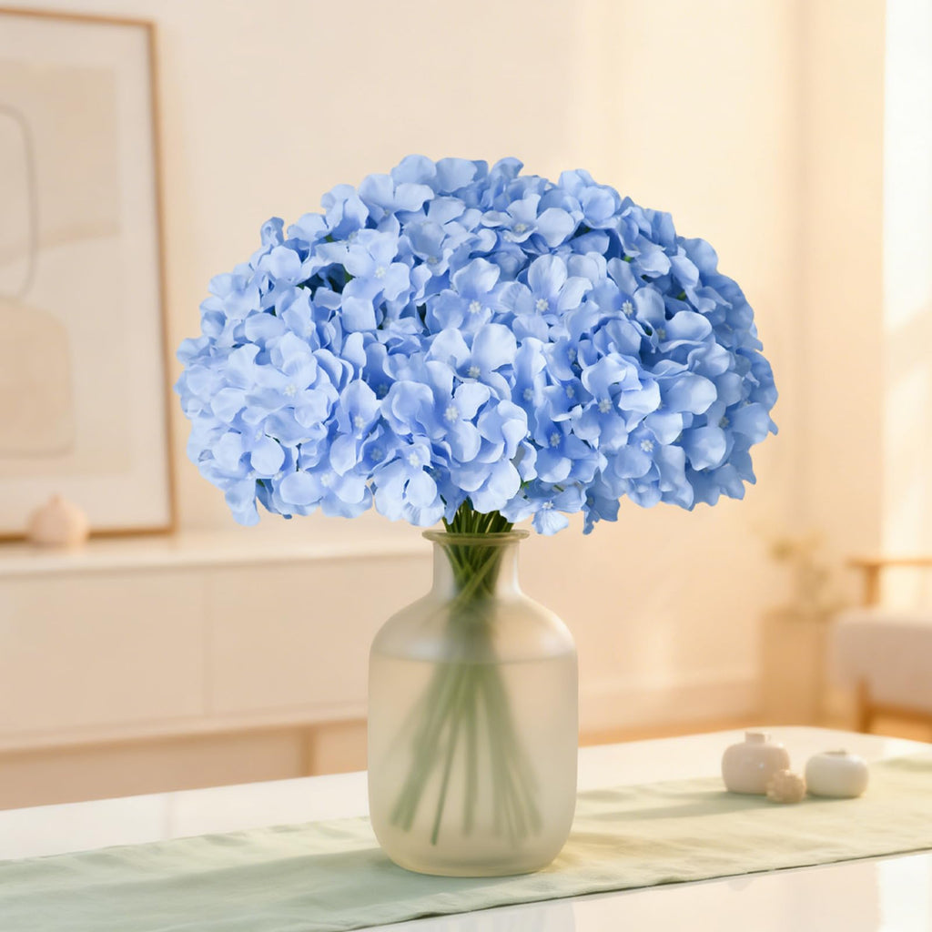 100 Pcs Faux Blue Artificial Bulk Fake