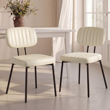Set of 2, Mid Century Modern Kitchen Chairs