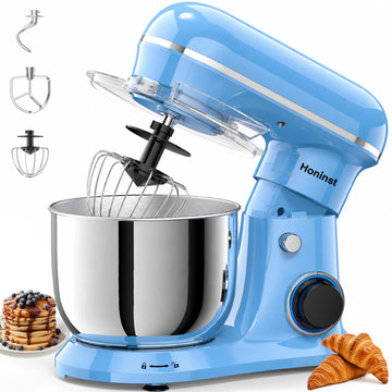 4QT Electric Stand Mixer, 10-Speed Tilt-Head Compact Kitchen Mixer