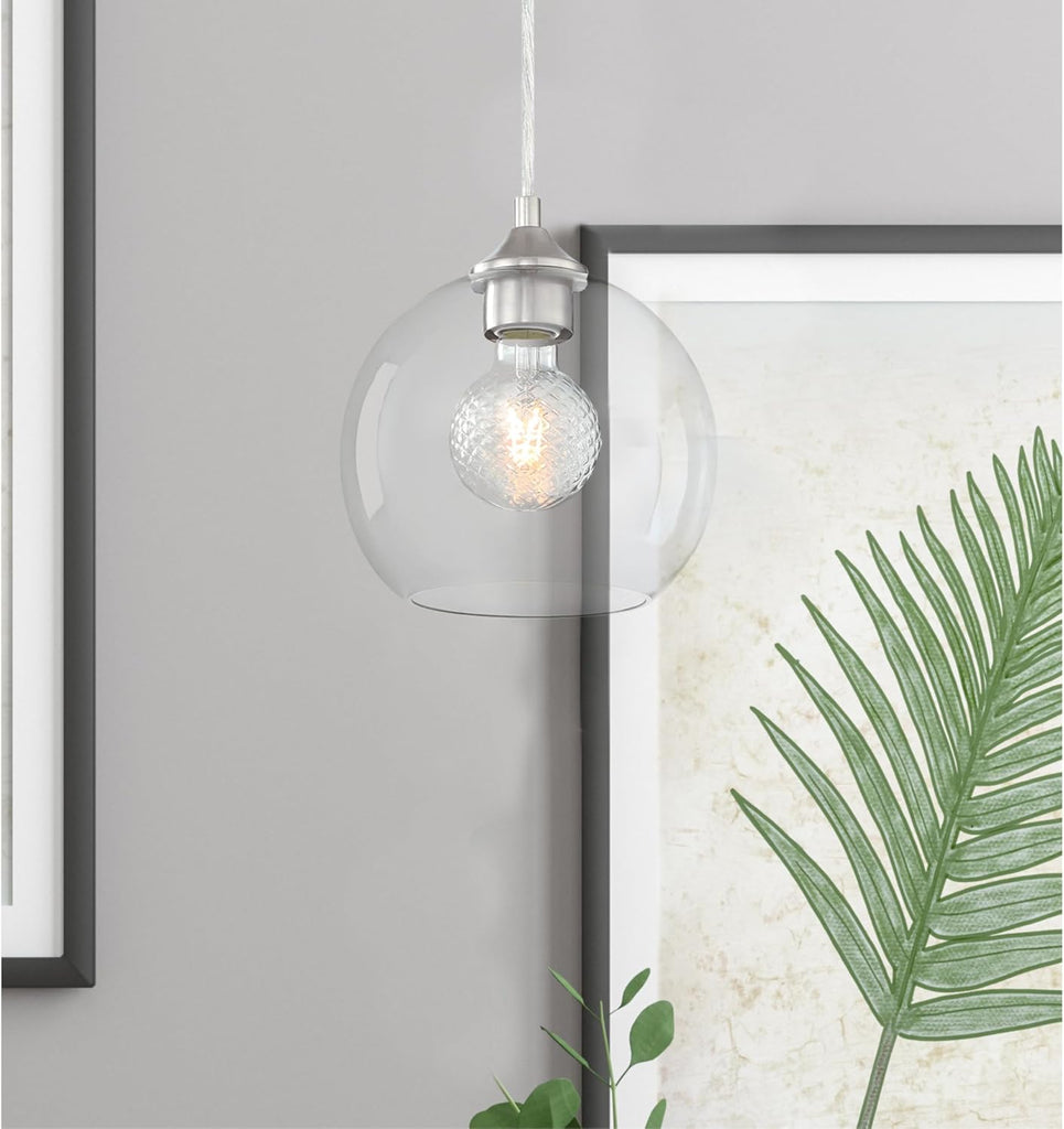 5268000 5.5 Watt (40 Watt Equivalent) Cut Glass G25 Dimmable Clear Filament LED Light Bulb, Medium Base