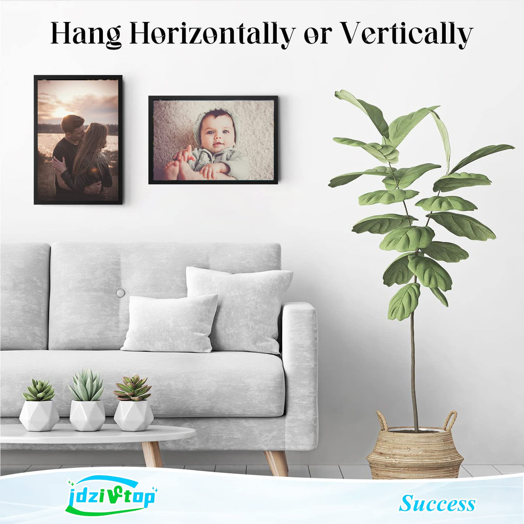 20x30 Frame Black, 30x20 Picture Poster Frame, Horizontal Vertical Hanging, Large 20 by 30 Wall Gallery Family