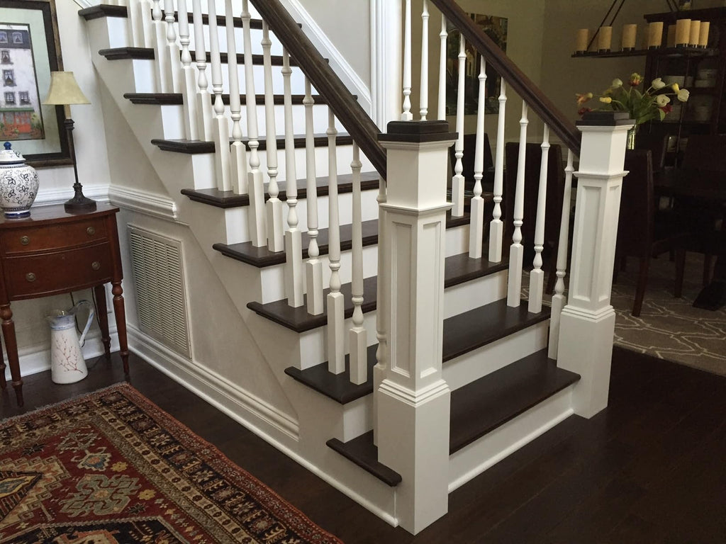 AFP-4091 Poplar Actual Flat Panel Box Newel Post