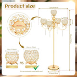 50" Tall Large Elegant Crystal Candelabra/Candlestick Holder Centerpiece for Weddings, Parties & Reception Decoration