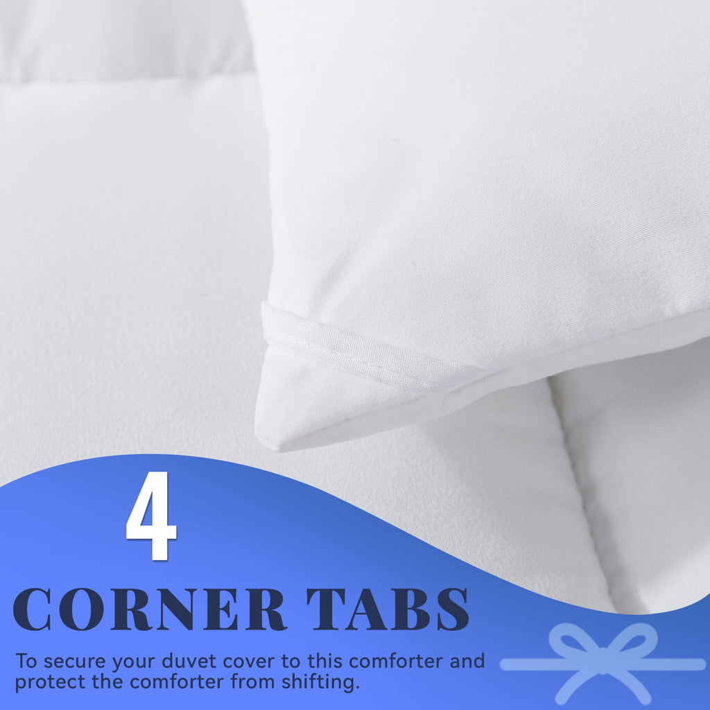 Down Alternative Comforter White Full Size - All Season Duvet Insert