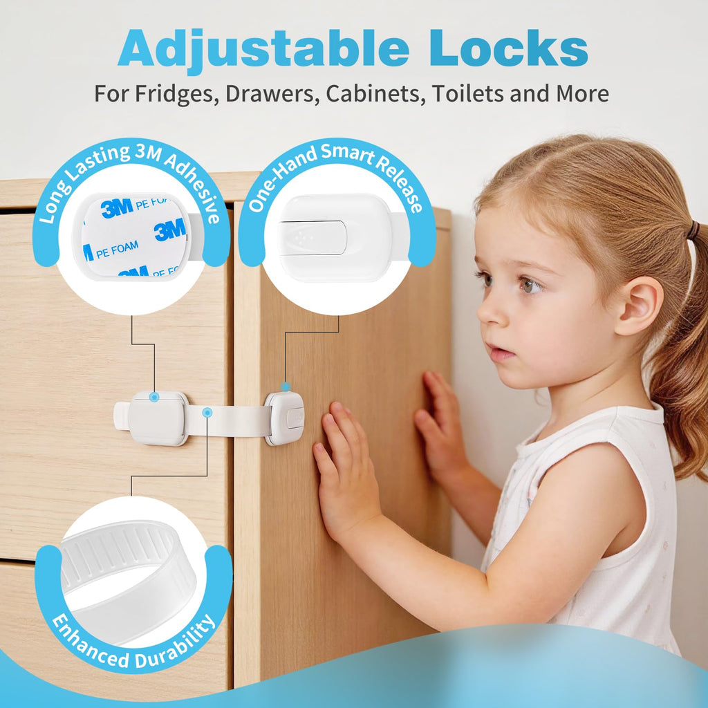 7-in-1 Baby Proofing Kit, Advanced 50pc, All-in-1 Baby Safe Essential