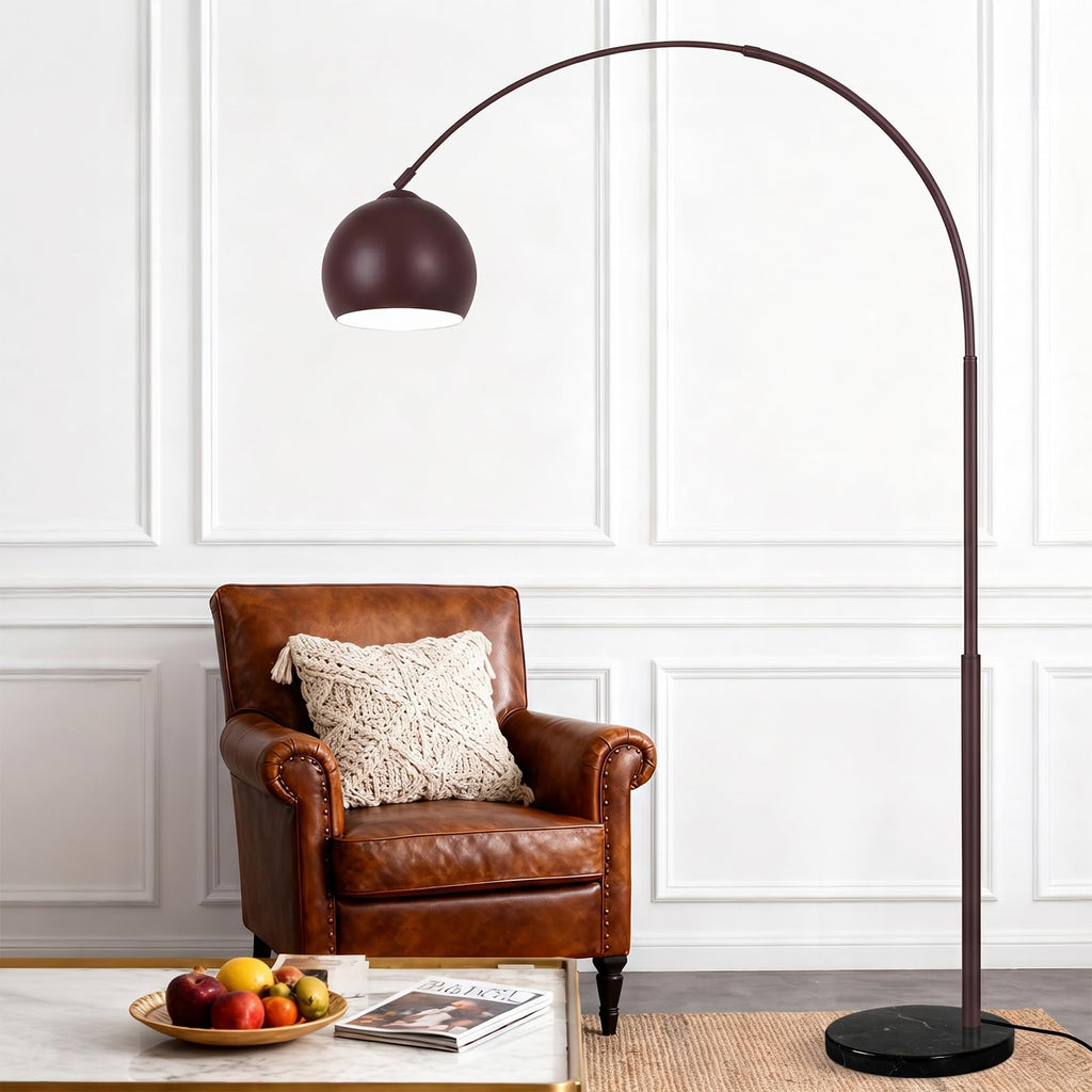 77" Arc Floor Lamp, Upgraded Standing Lamp with Remote