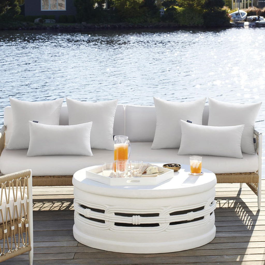 18x18 Inch Outdoor Pillow Inserts Waterproof Pillows - Set of 4