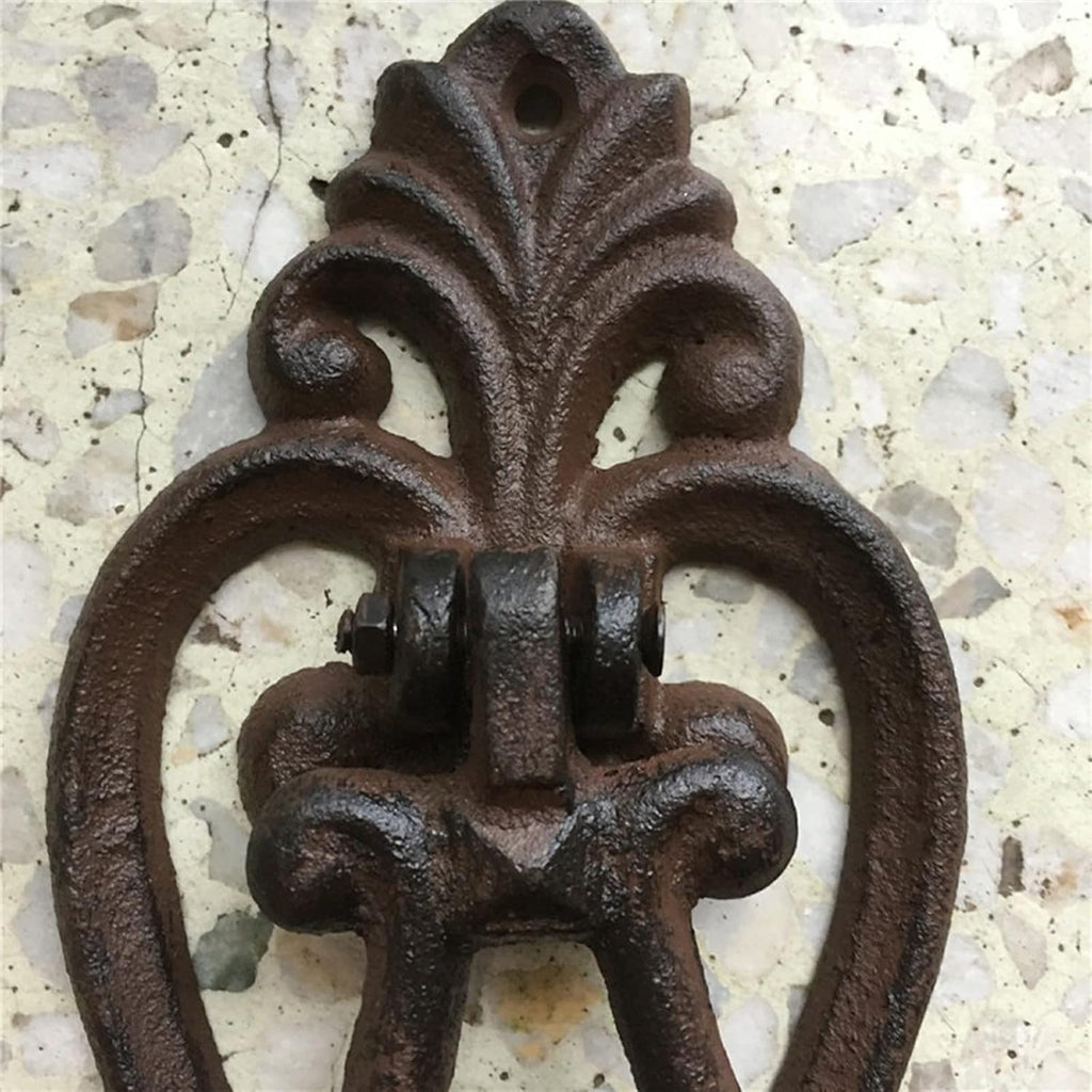 Door Knocker Front Door Traditional Stick On Doorknocker Antique Wall Art Decorative Antique Rustic Cast Iron Front