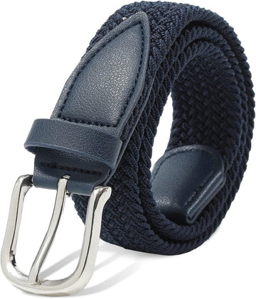 Kids Elastic Braided Belt - Stretch Golf Belts for Boys and Girls