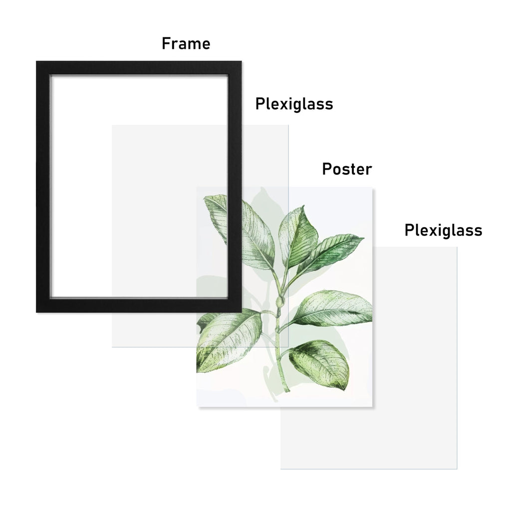 8x10 Floating Picture Frame 2 Pack, Black