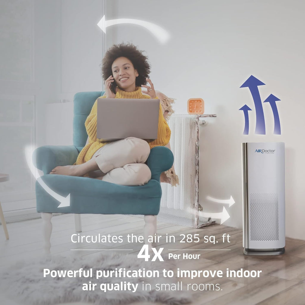 AD1000 HEPA Air Purifier | Perfect for Guest Rooms, Kids' Bedrooms and Home Offices | Circulates the