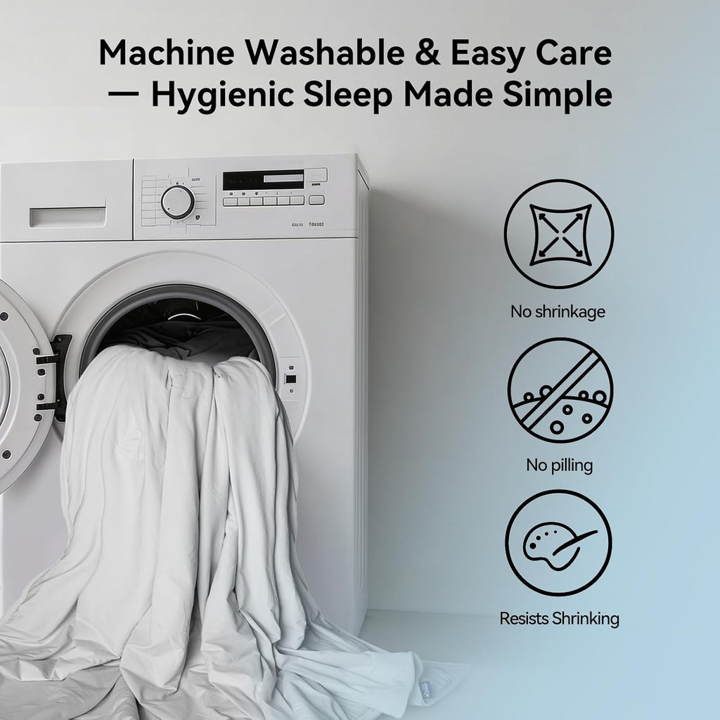 Cooling Comforter Twin Size, Cooling Blankets for Hot Sleepers and Night Sweats, Double-Sided Cool Tech All Season