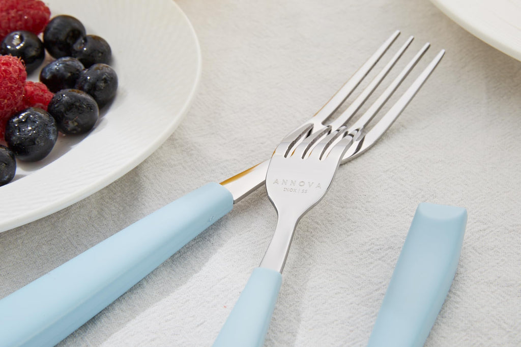 Silverware Set Stainless Steel Colorful Handle Tableware Kitchen Flatware Set Utensils, Includes Dinner Knives