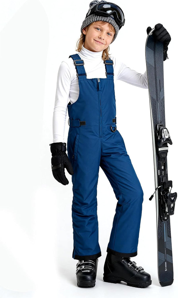 Boys Ski Pants Winter Insulated Snowboarding Overalls