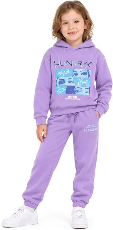 KPop Demon Hunters Sweatsuit, Hoodie and Sweatpants Set for Girls