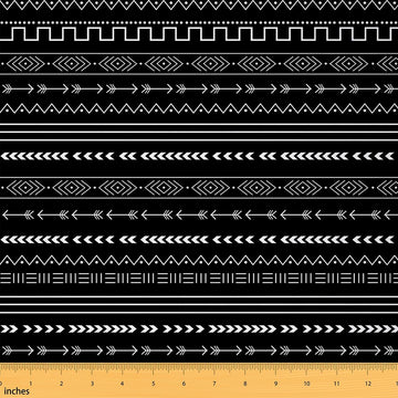 Boho Aztec Fabric by The Yard Geometric Striped Art Upholstery
