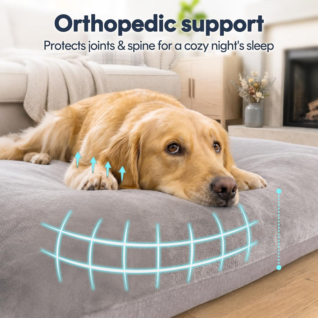 Orthopedic Extra Large Dog Bed, Super Soft XL Pet Bed