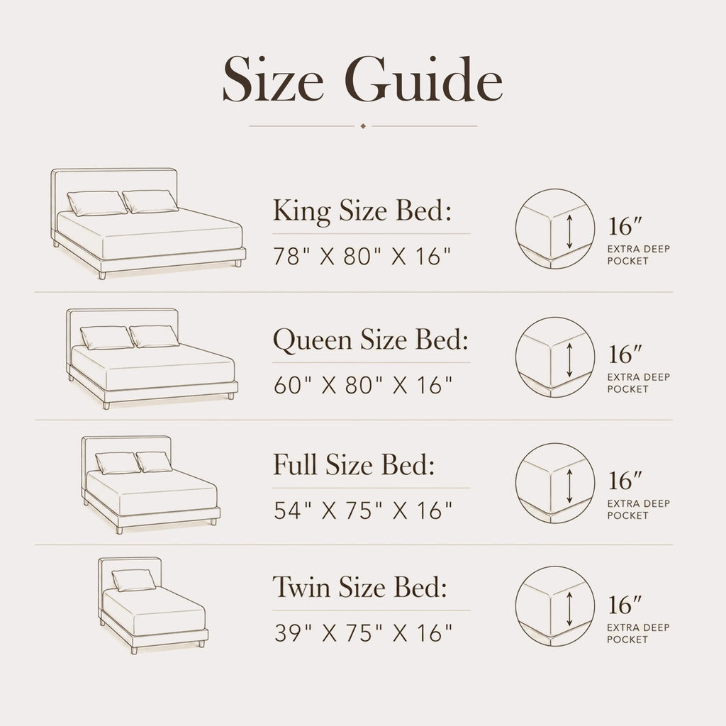 100% French Organic Linen Fitted Sheet Only Up to 16"