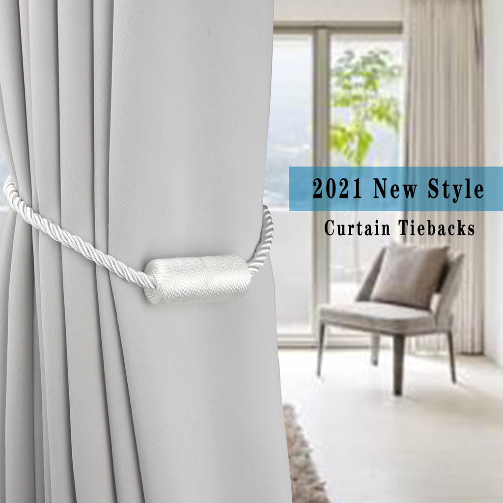Magnetic Curtain Tiebacks Holdbacks Decorative Tie Backs for Windows