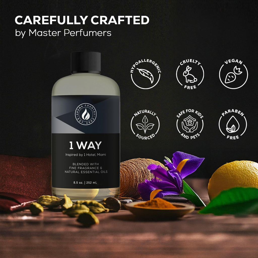 1 Way Luxury Hotel Scent Diffuser Oil Refill, 8.5 Fl Oz