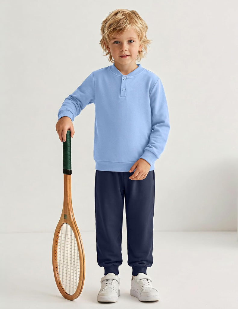 Toddler Boys Clothes Button Up Shirt and Pants Set Fall Outfits