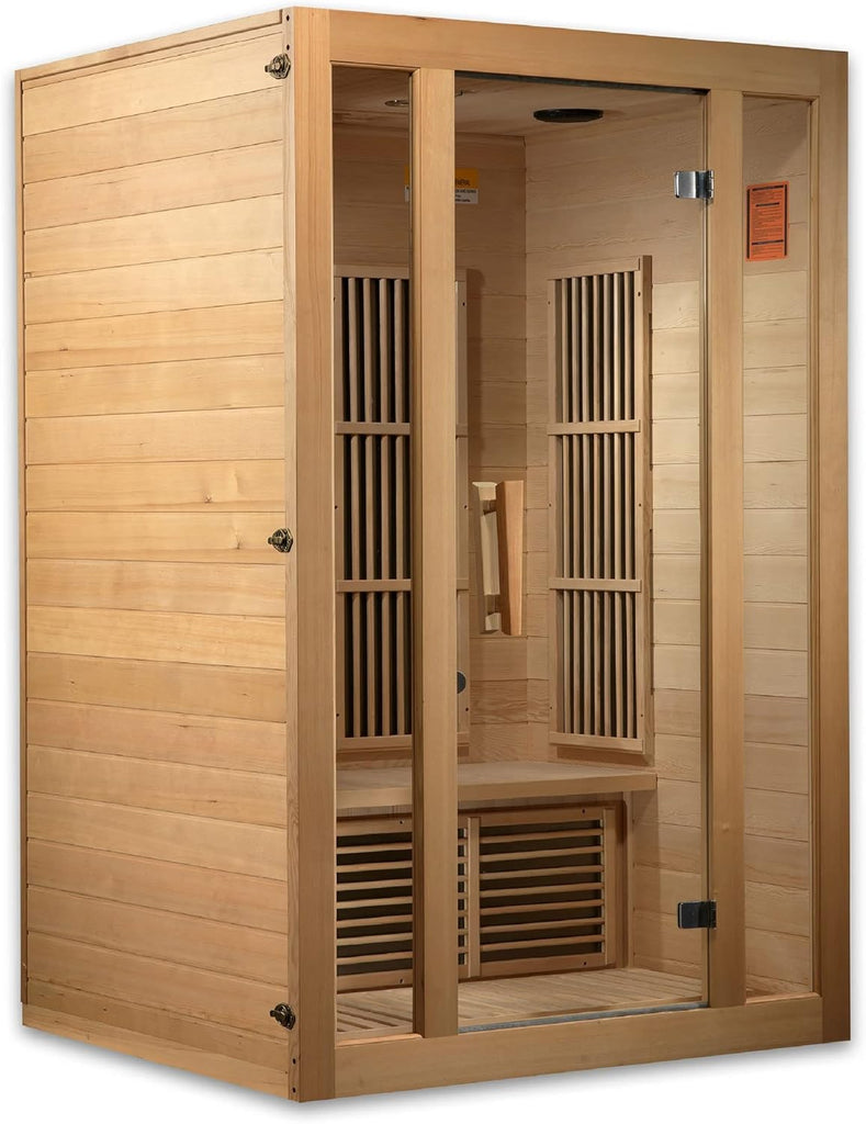 Seattle Carbon Far Infrared Sauna for 2 Persons, Hemlock Wood A129-B01HEZW74A