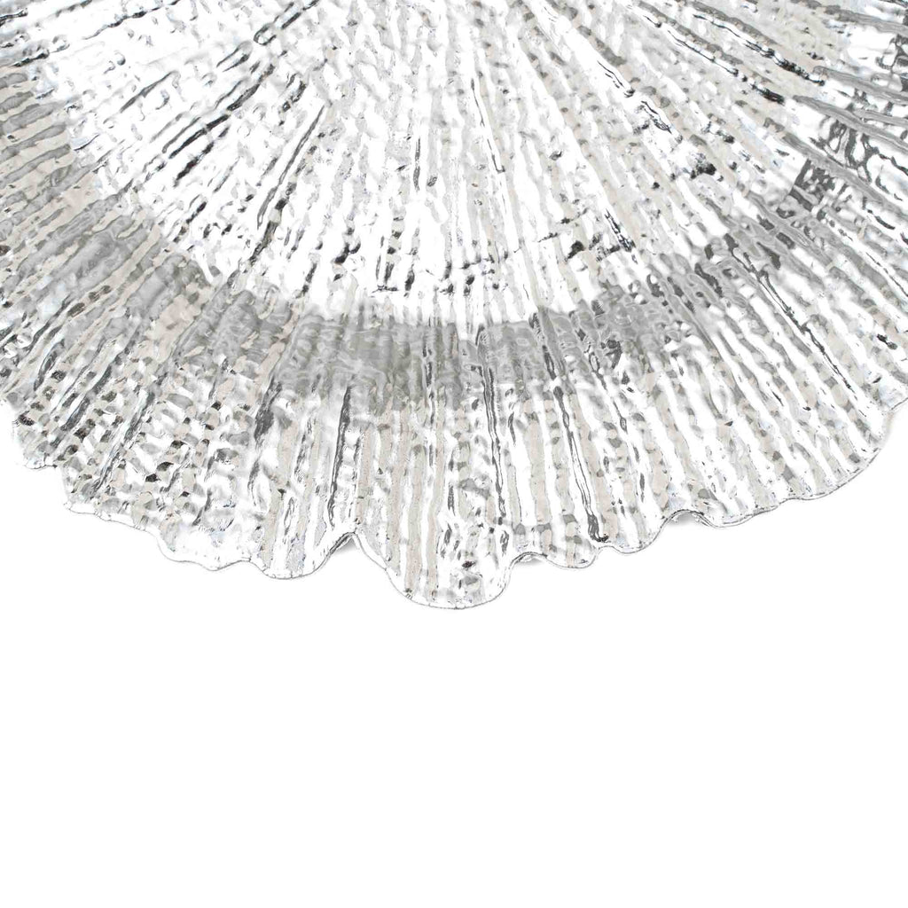 Coral Reef Plastic Charger Plate | Service Plate for Parties, Dinner, Weddings, Quinceaneras and Events | 13 inch