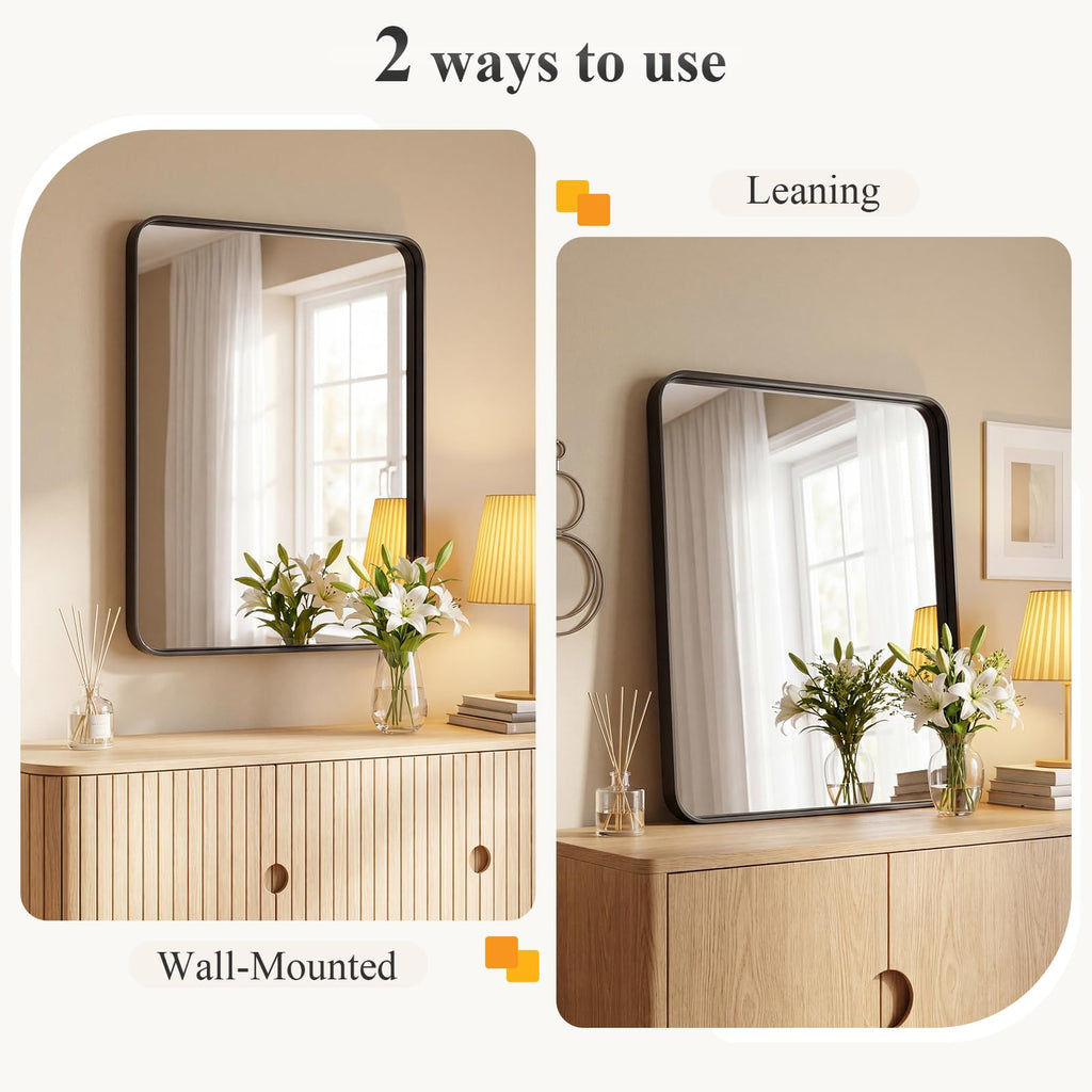 Bathroom Mirror 48x36 Inch, Vanity Mirror for Wall