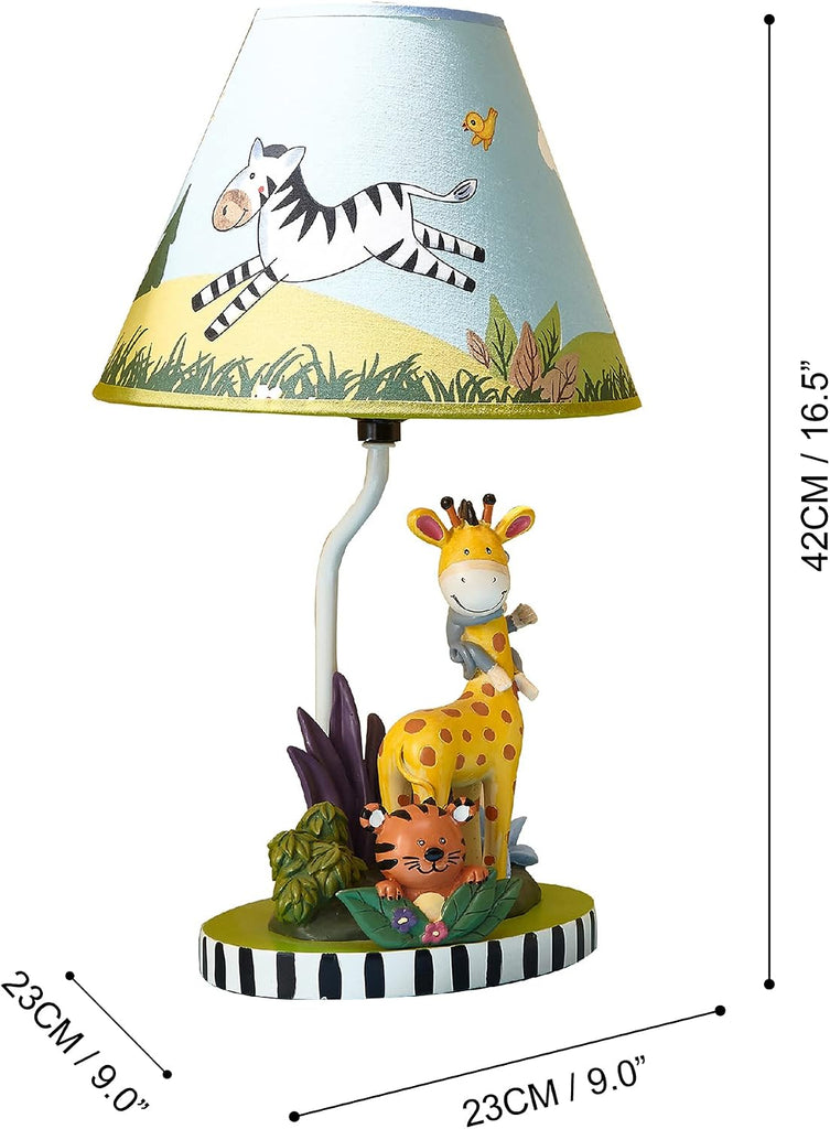 Sunny Safari Kids' Animals Table Lamp, Multicolor