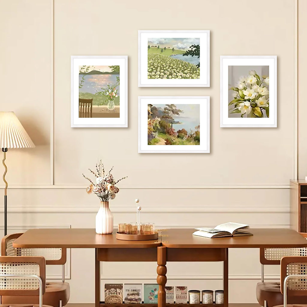 11x14 Picture Frame Bulk-4 Pack, Photo Frame with HD Plexiglass, Display Pictures 8x10 with Mat or 11x14 Without Mat
