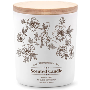 Deluxe Scented Candle for Women & Men, Lavender, 8 Oz