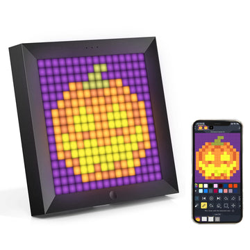 Pixoo - Pixel Art Digital Picture Frame with 16x16 LED Display APP Control - Cool Animation Frame Wall/Desk Mount for