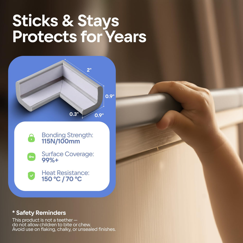 Proofing Edge Guard 15ft, 4 Corners, Gray