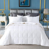 Summer Down Comforter Blanket Queen, Extra Lightweight Duvet Insert for Hot Sleepers