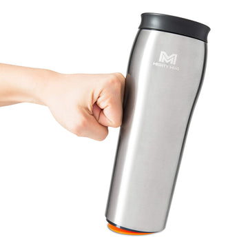 The Untippable Mug | Grips When Hit, Lifts for Sips | Insulated Stainless Steel Tumbler | Cupholder Friendly | Gifts