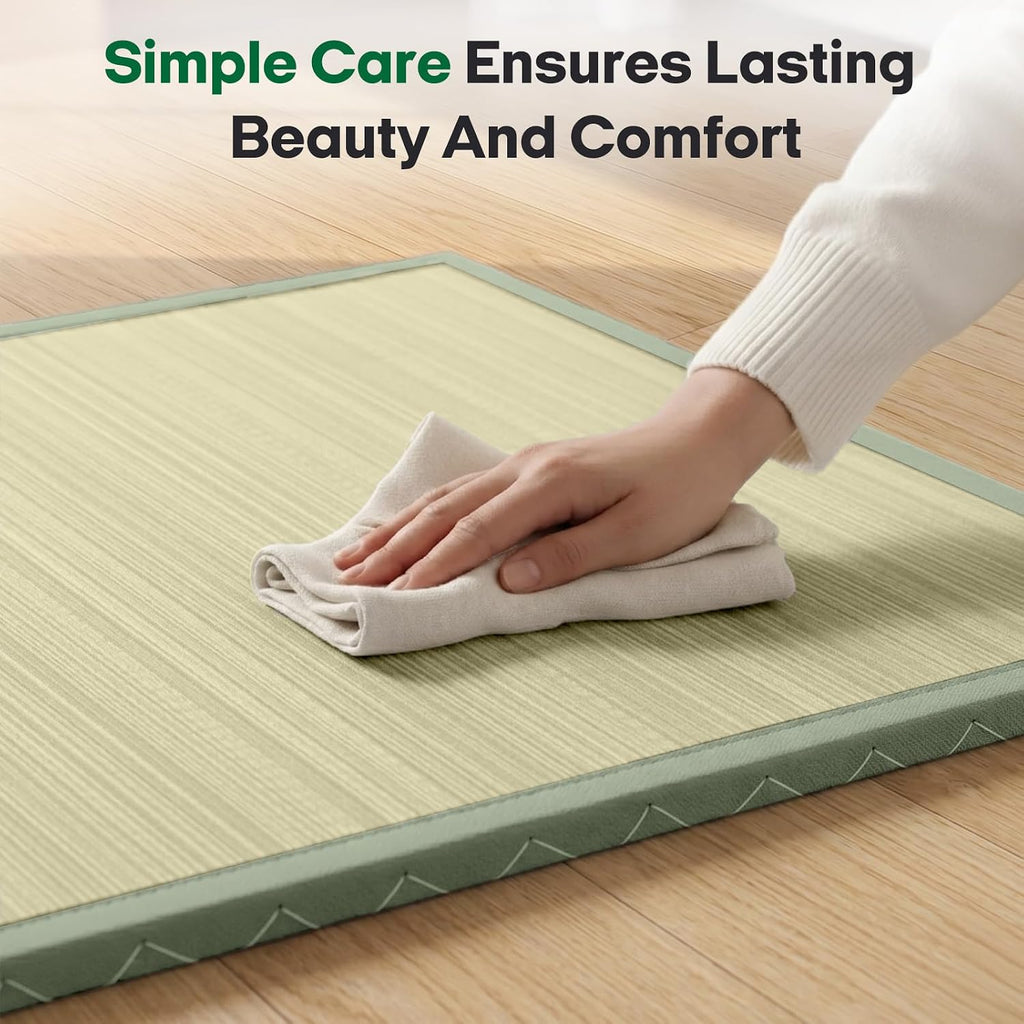 Japanese Tatami Mat, Foldable Floor Sleeping Pad Futon Mattress