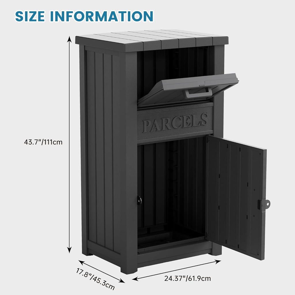 Package Delivery Box Theft Large Parcel Drop Box (60 Gallon)