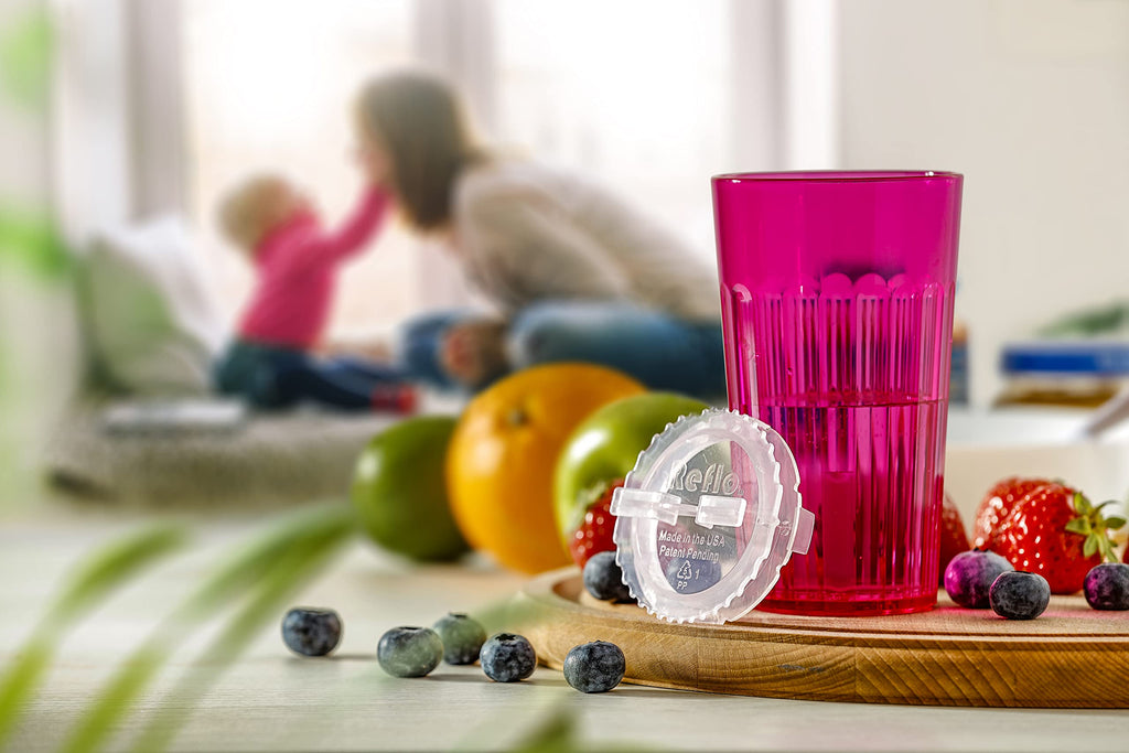 Toddler Transition Weaning Cup, Montessori Self-Feeding Training, Slow-Spill Open-top Design