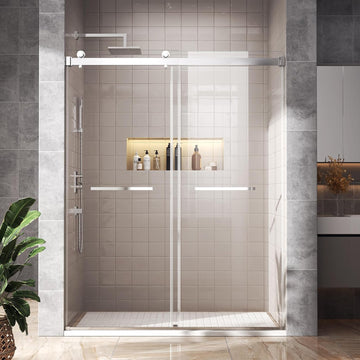 44"-48" W x 76" H Double Sliding Shower Door