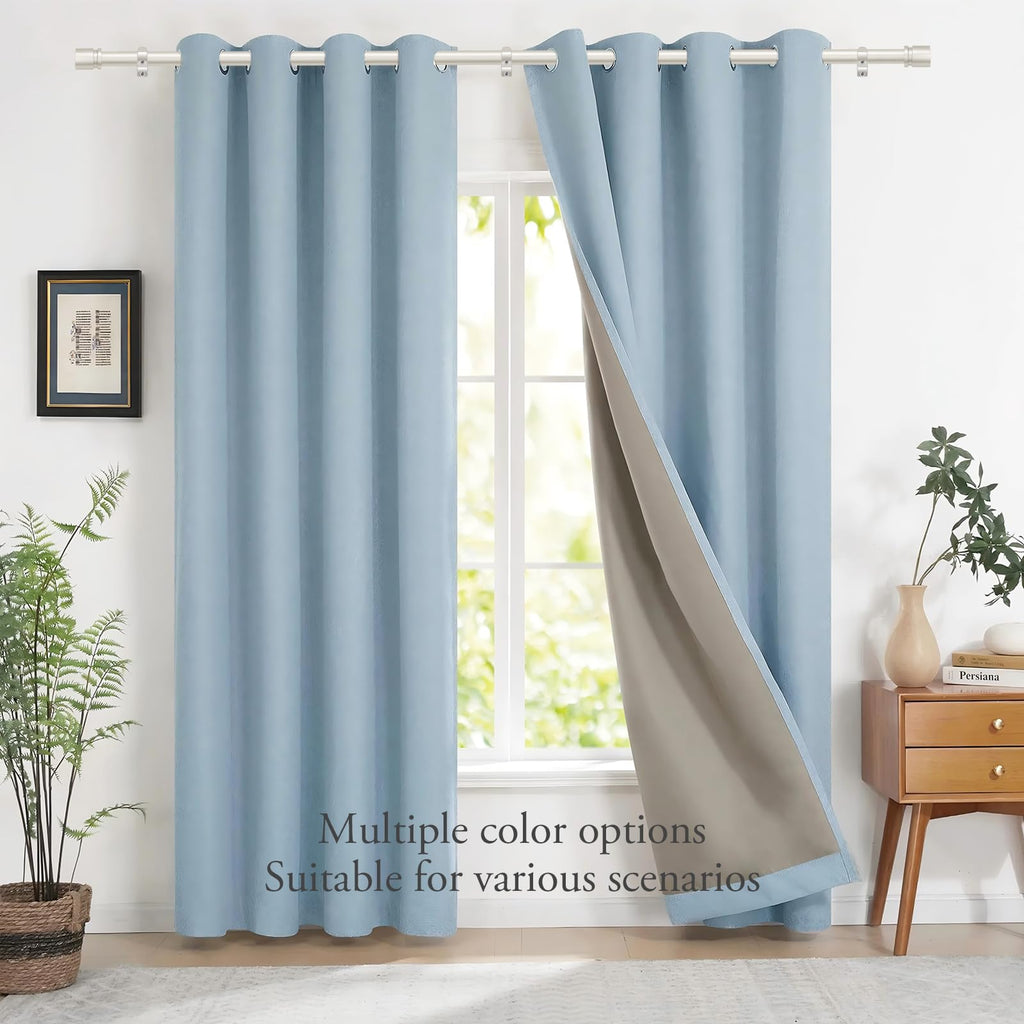 Curtain Rods for Windows 16 to 200 Inches Adjustable Length 1 Inch Diameter Window Curtain Rod with Aluminium End