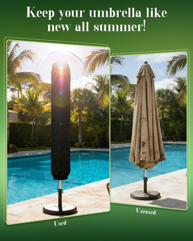 2 Pcs Patio for Outdoor Umbrellas 9ft-12ft