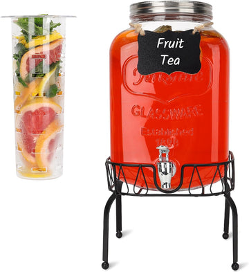 1 Pack 2 Gallon with Stand, Ice Core, Spigot
