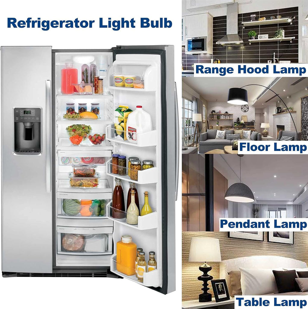 Refrigerator Bulb E26 AC100-265V 7W 6000K Cool White 100W Equivalent
